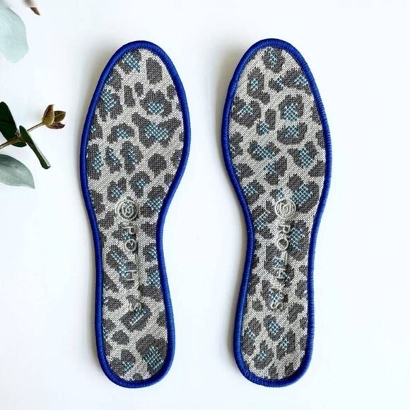 ROTHY'S Gray & Blue Leopard Print Flats | Size 7 | Retired - Picture 10 of 13